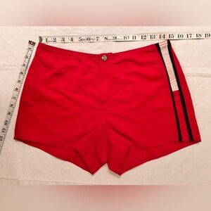 Tommy Hilfiger Shorts Sz M Swim Coverup Red White Blue Colorblock
